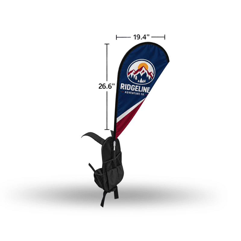 Backpack Flags - Teardrop