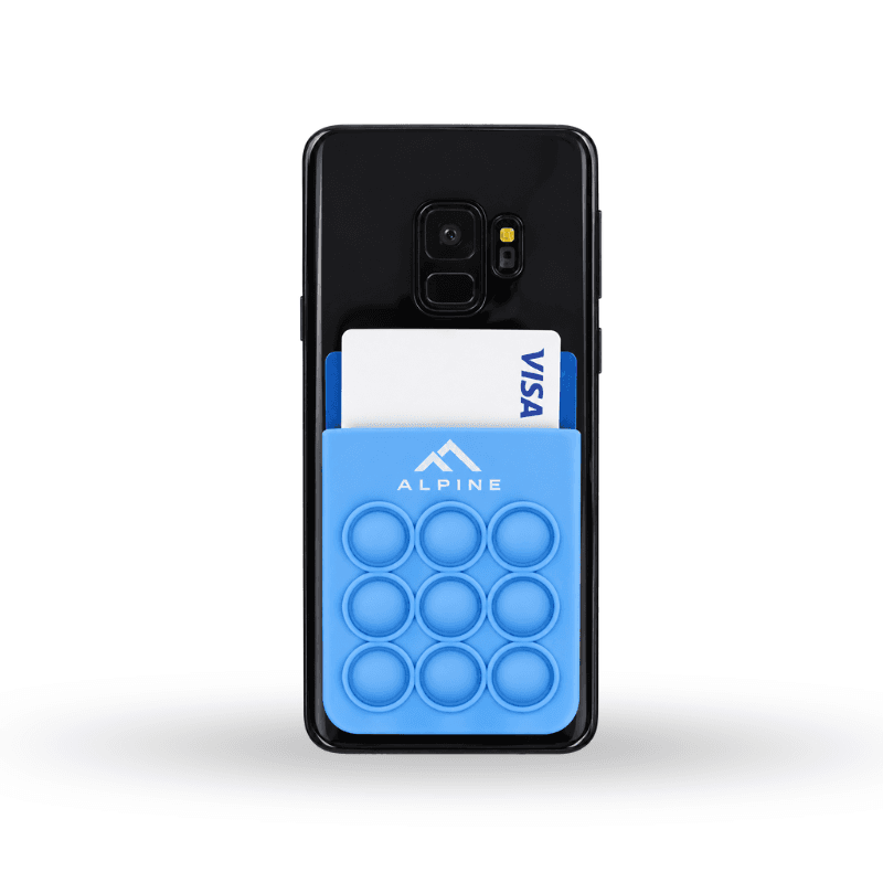 Push Pop Phone Wallet