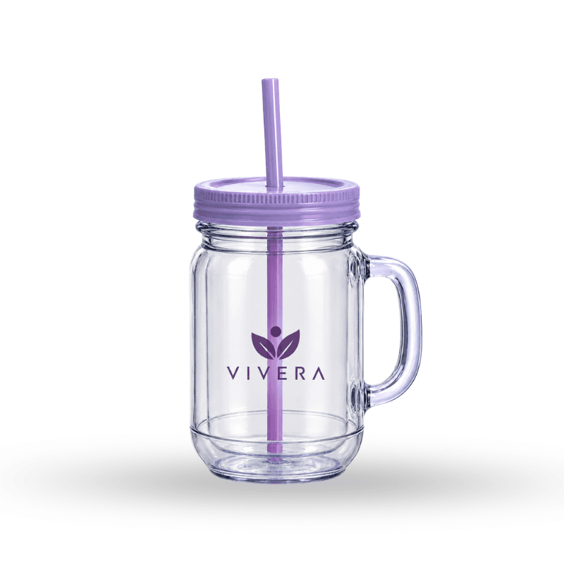 plastic mason jars