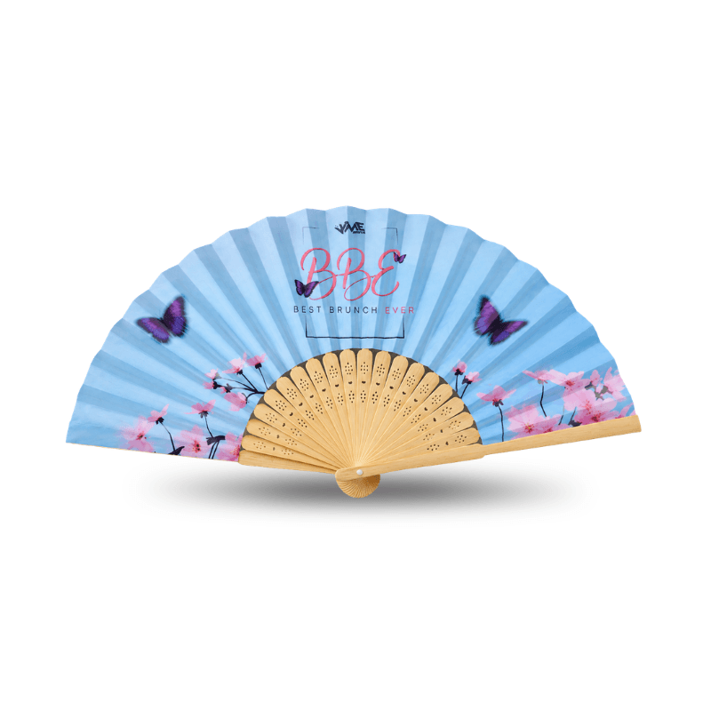 Custom Accordion Hand Fan - Small