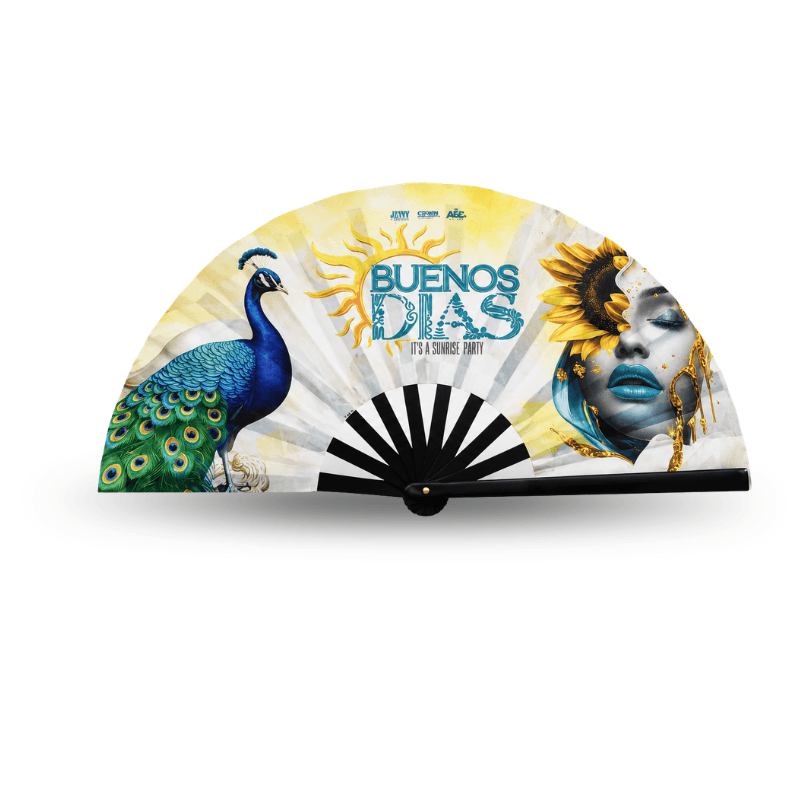 Custom Accordion Hand Fans - Large
