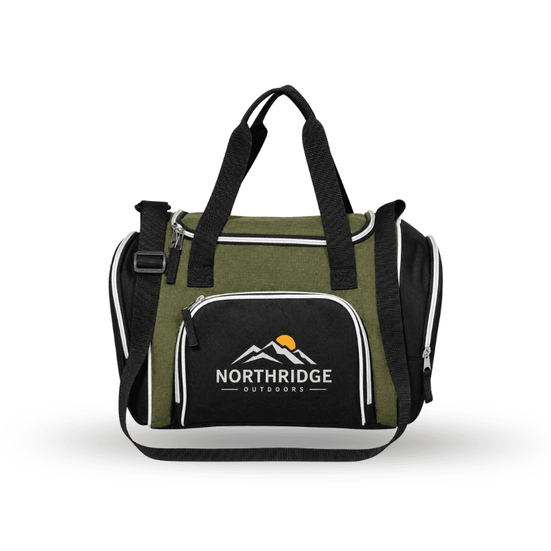 Custom Strand 12 Can Duffel Cooler Bag with Logo