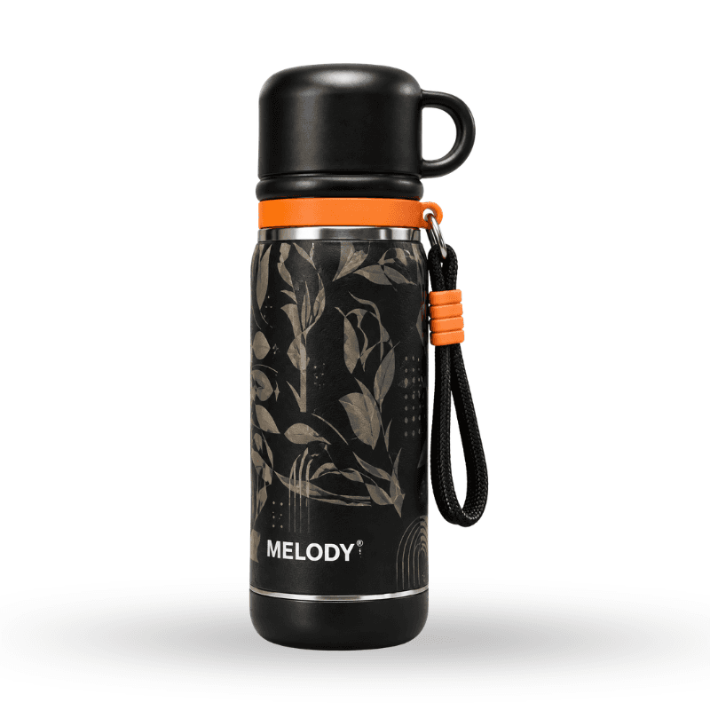 Retro-style portable insulated bottle