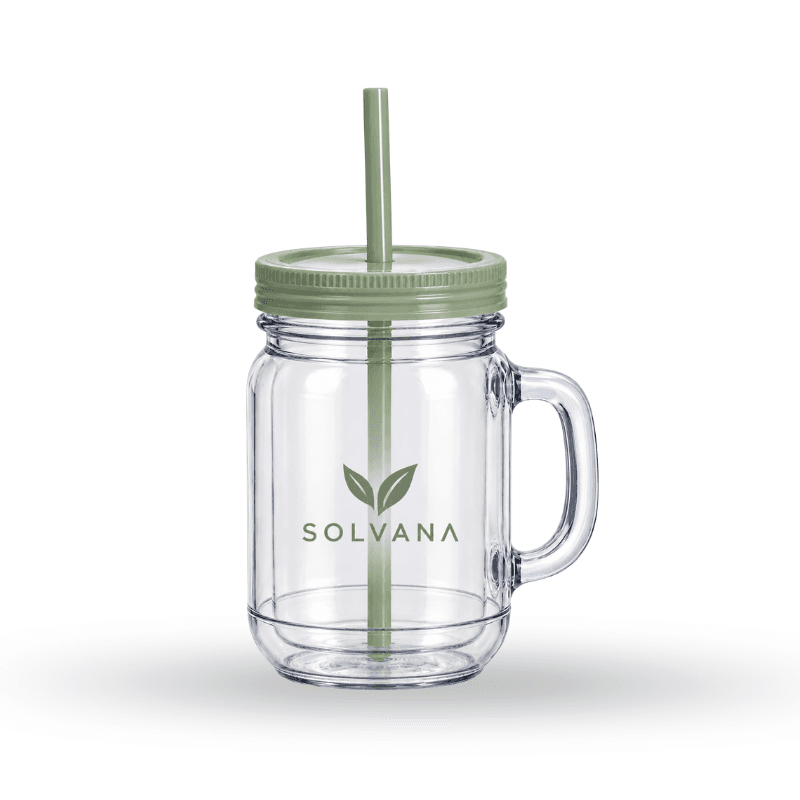 plastic mason jars