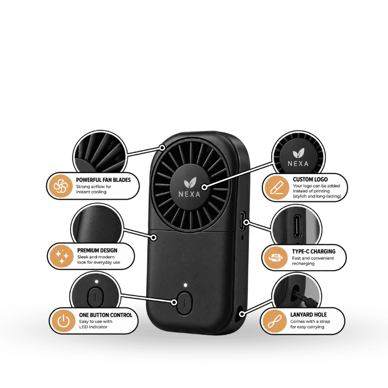USB Hand Fan - Style 3